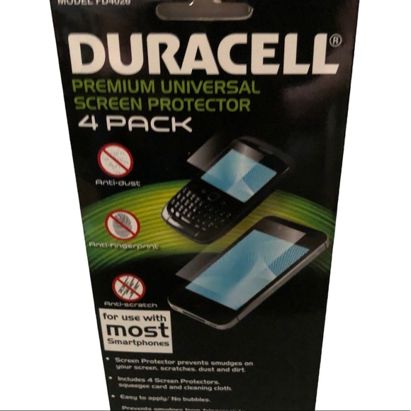 Duracell- Cell Phone Screen Protectors- 3 in pack,cut to fit screen protector - Picture 5 of 15